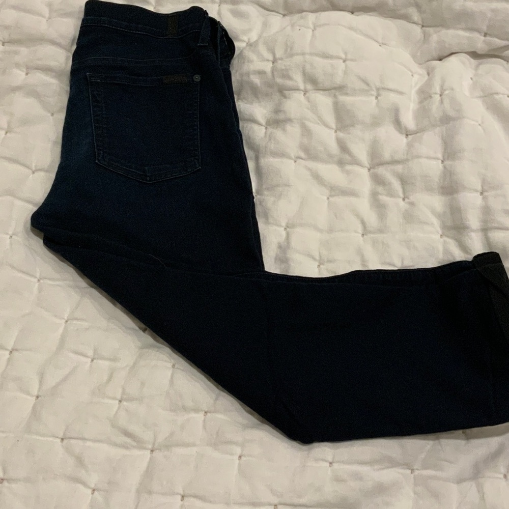 7 For All Mankind Deep Indigo Jeans